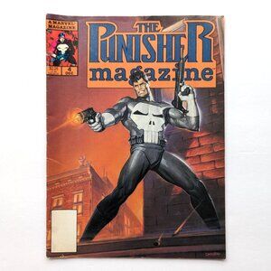 THE PUNISHER Magazine #4, Vol 1, Dec. 1989, Marvel Comics Magazine